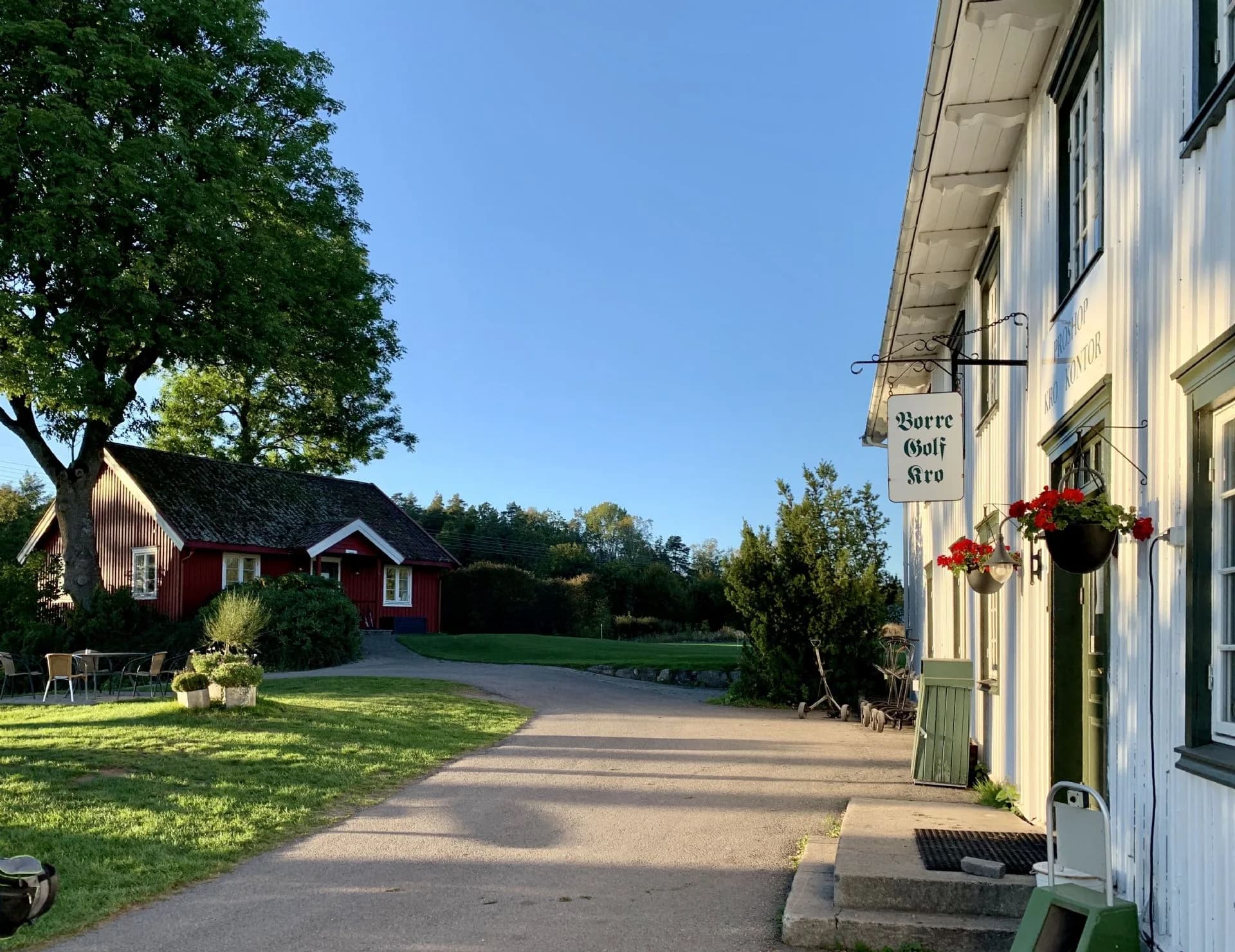Borre Golf Club's clubhouse and course in scenic surroundings near Horten