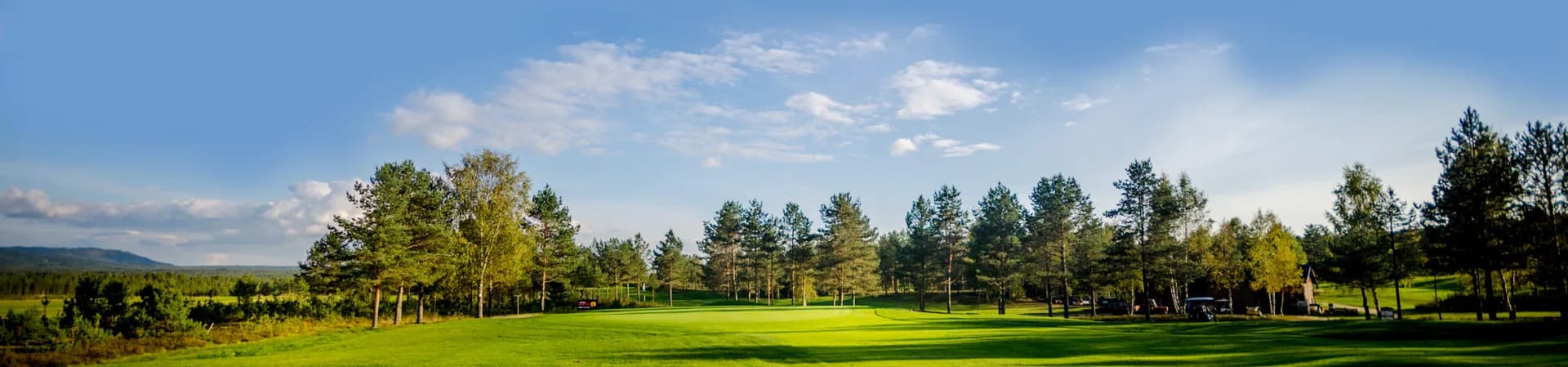 Elverum Golf Club with green fairways and scenic landscape in Innlandet