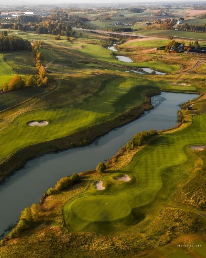 Miklagard Golf with fairway and scenic surroundings designed by Robert Trent Jones Jr