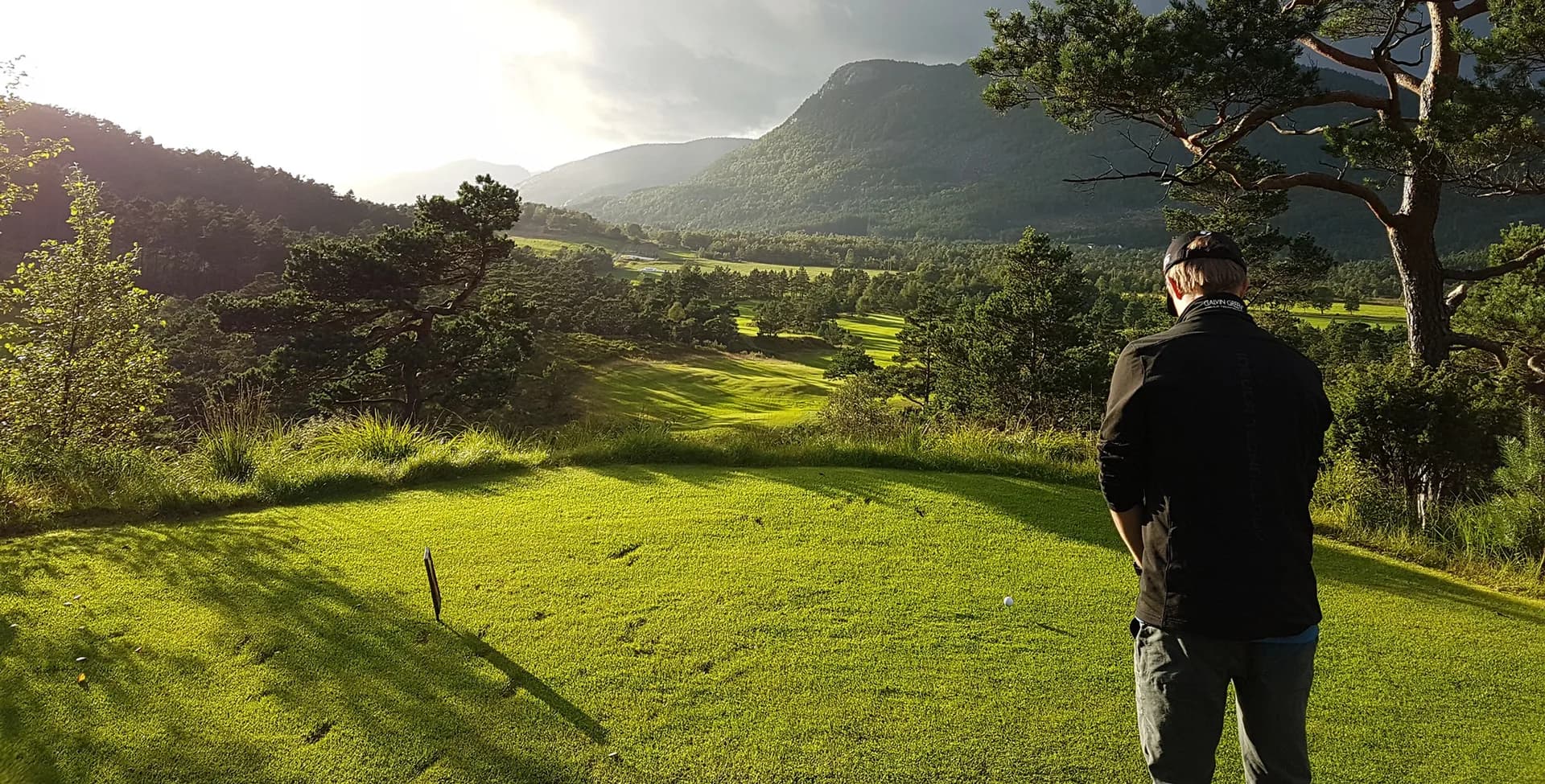 Fairway at Preikestolen Golf Club with challenging terrain and scenic natural surroundings