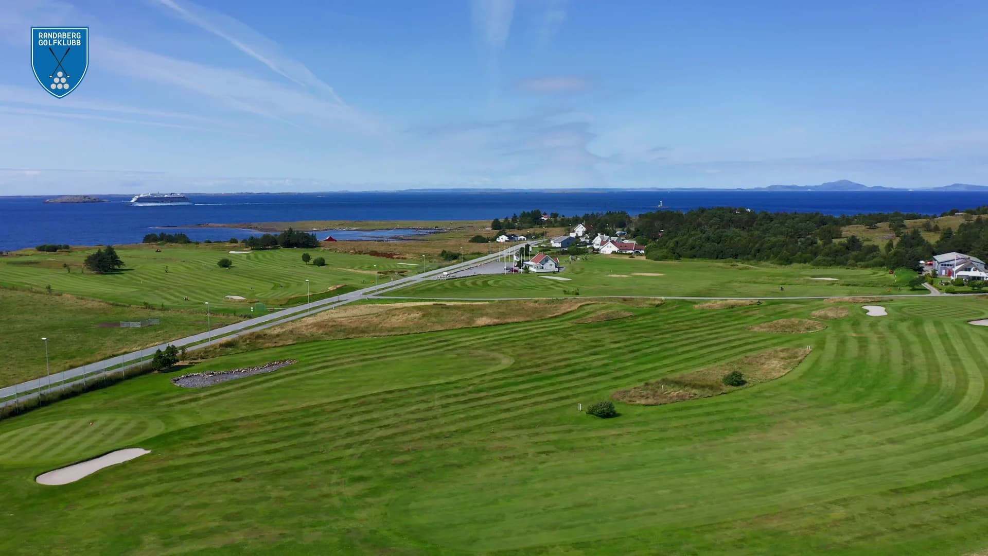 Tungenes golf course at Randaberg Golf Club with ocean and scenic natural surroundings